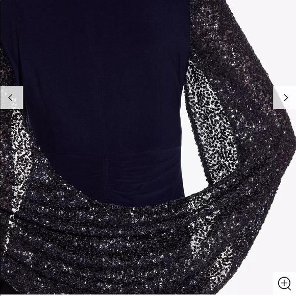 Adrianna Papell draped jersey cocktail dress RARE - Picture 9 of 11